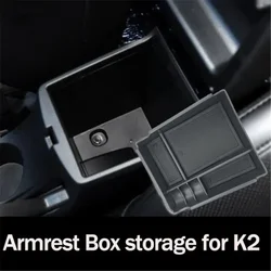 Car Accessories Central Armrest box Storage Tray For KIA K2 Rio K3 K4 Cachet K5 KX3 Sporage QL KX5 KX7 Forte Sorento BORREGO