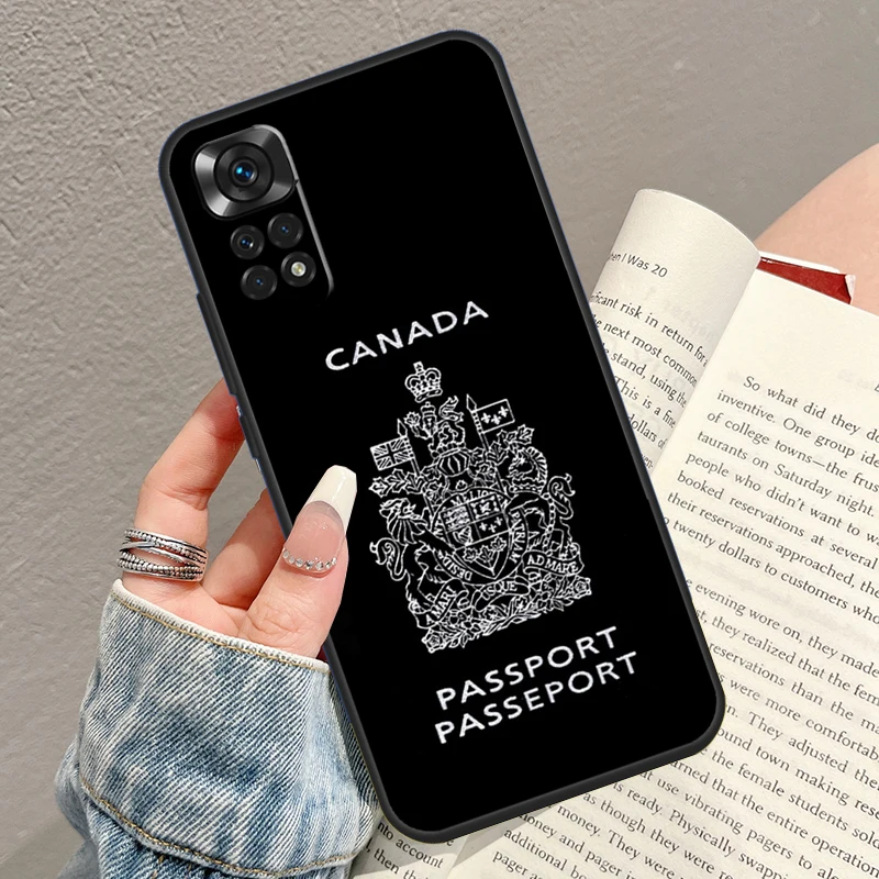 Canada Canadian Flag Case For Xiaomi Redmi Note 12 Turbo 8 9 10 11 Pro 10S 11S 12S 9A 9C 10A 10C 12C Back Cover