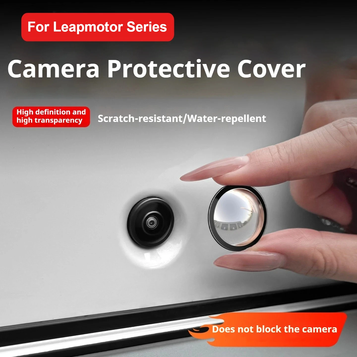 For Leapmotor T03 C01 C11 C10 C16 B10 B01 S01 Lafa5 Car Front Camera Protection Cover 360° Panoramic Camera Lens Protective Film