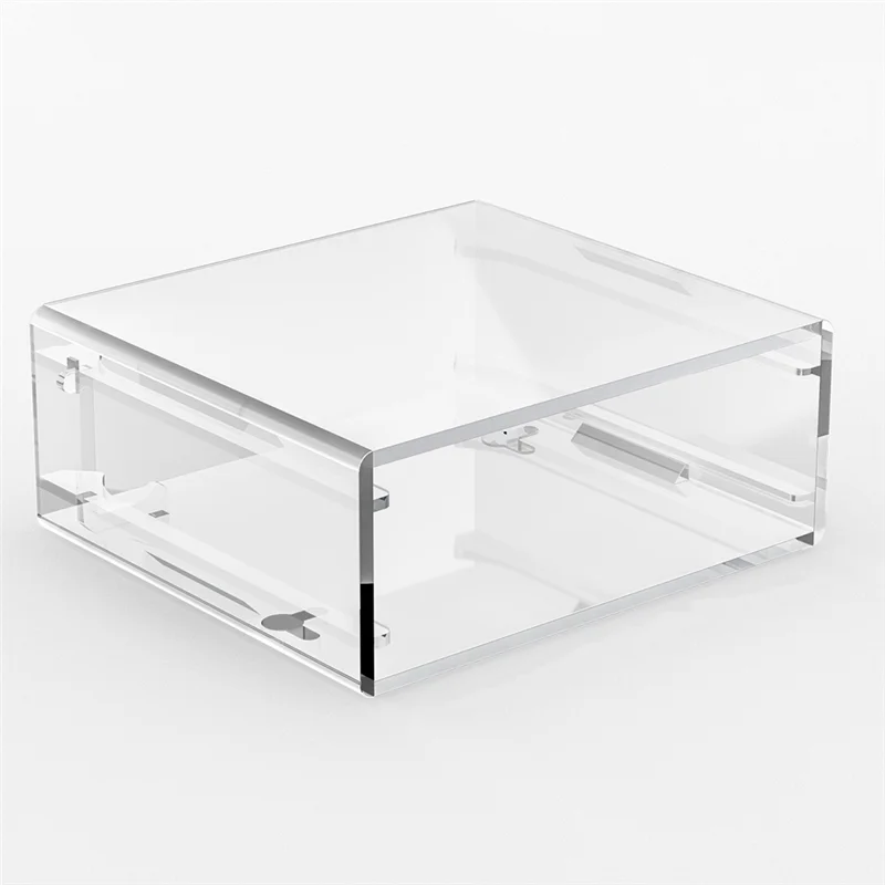 Desktop Stand Under Desk Stand For 2024 Mac Mini M4 Desktop Wall Mount Holder Behind The Monitor For Mac Mini M4