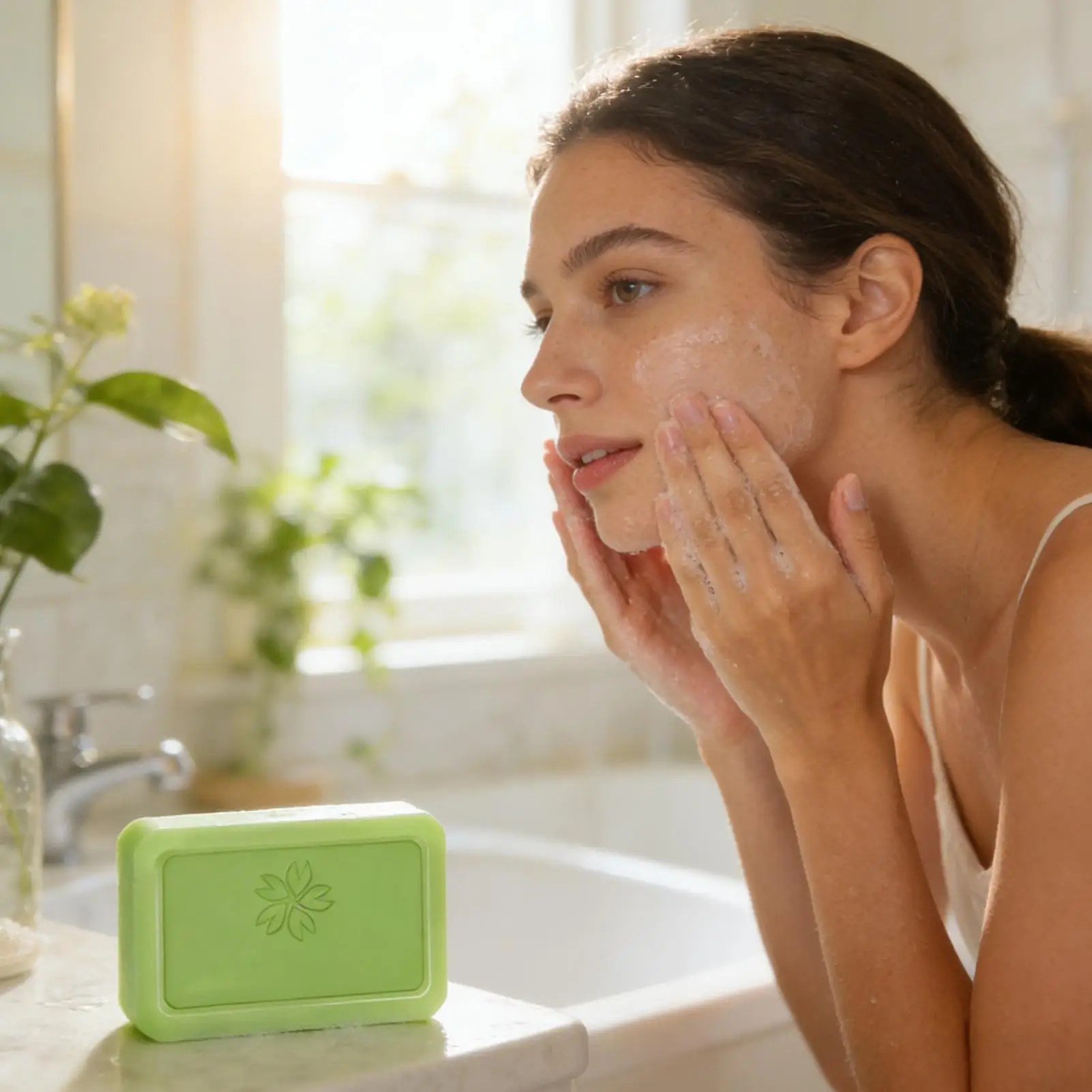 Body Face Soap Compact Gentle Nourishing Deep Cleansing Face Body Bath Wash Soap Moisturizing Cleanser Cleansing Soap For Women