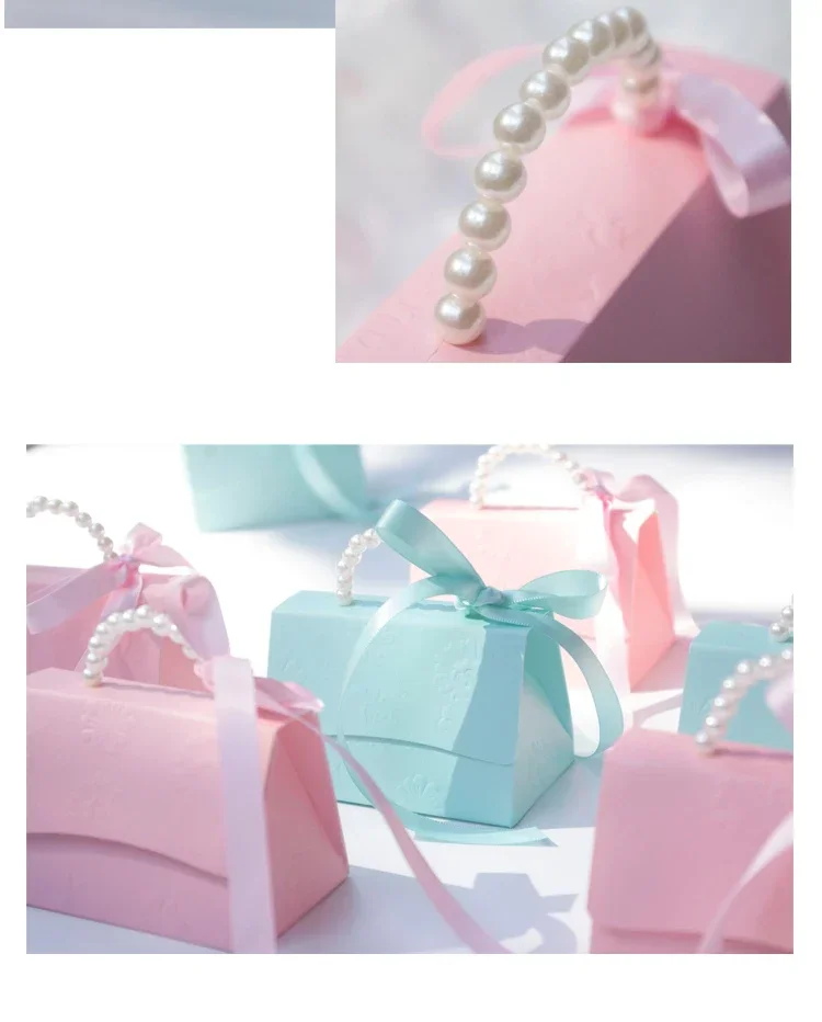 RMTPT 10 Stück/Set Tragbare Party- und Hochzeitsgeschenkboxen, Süßigkeitenboxen, Baby-Shower-Geschenkboxen, Hochzeitsgeschenkboxen, Süßigkeiten-Geschenkboxen – Detail 5