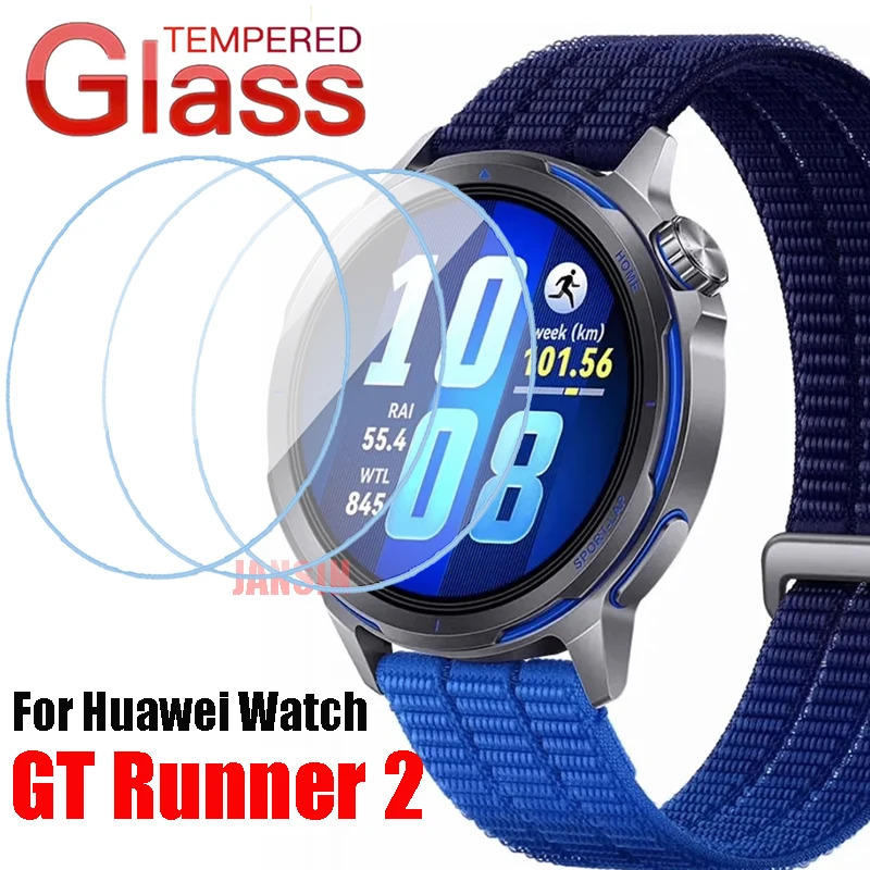 1-6Pcs Screen Protector for Huawei Watch GT Runner 2 Tempered Glass HD Anti-Scratch Protection Film for Huawei GT Runner 2 Cover