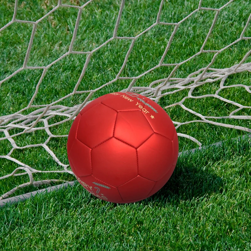 كرة قدم مقاس 5 رسمية من البولي يوريثان كلاسيكية لكرة القدم مقاومة للاهتراء في الهواء الطلق #4