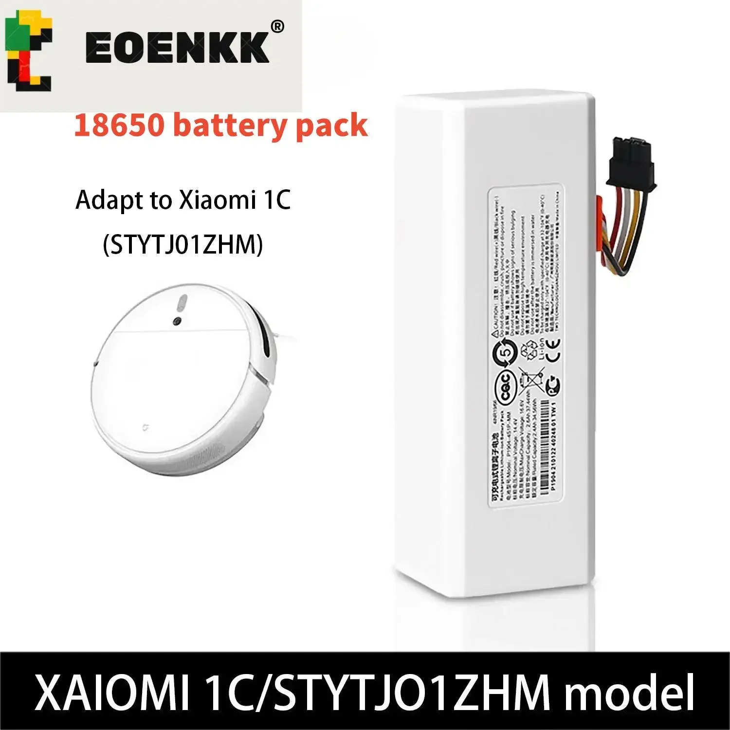 14.4V Vacuum Cleaner 1C Battery 5600mAh Robot Vacuum Cleaner XIAOMI Mija 1C STYTJ01ZHM Robot Vacuum Cleaner 1C Battery