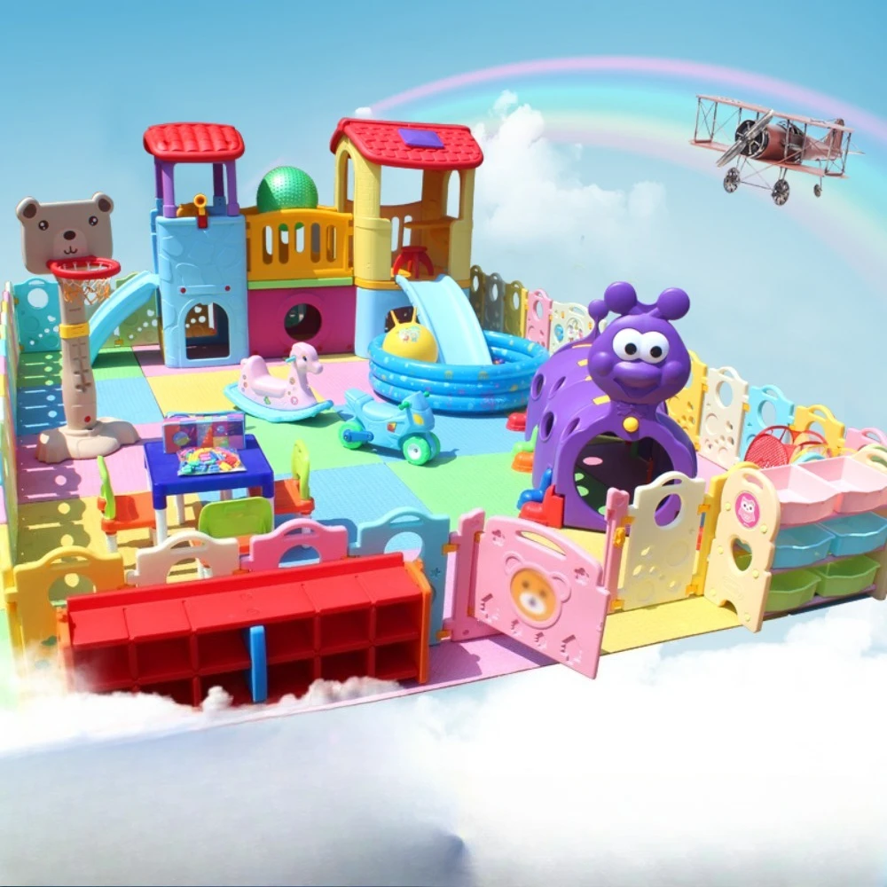 Children's Area Amusement Park Household Equipment Baby Family Playground Indoor Slide Swing Combination Slide