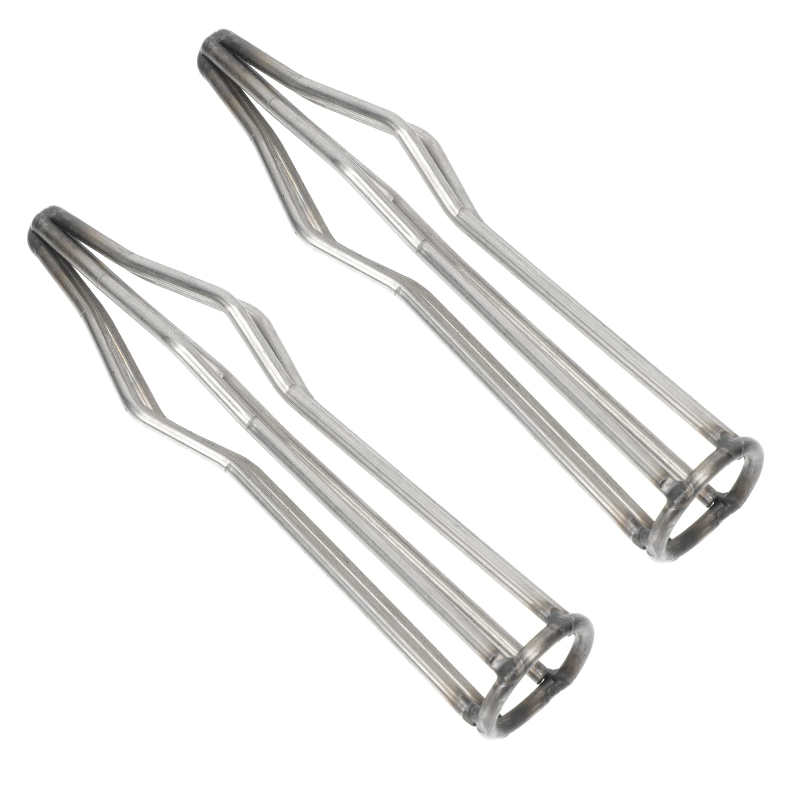 

2 Pcs Beer Can Stainless Steel Duck Block Grill Accessories Chicken Roaster Rack