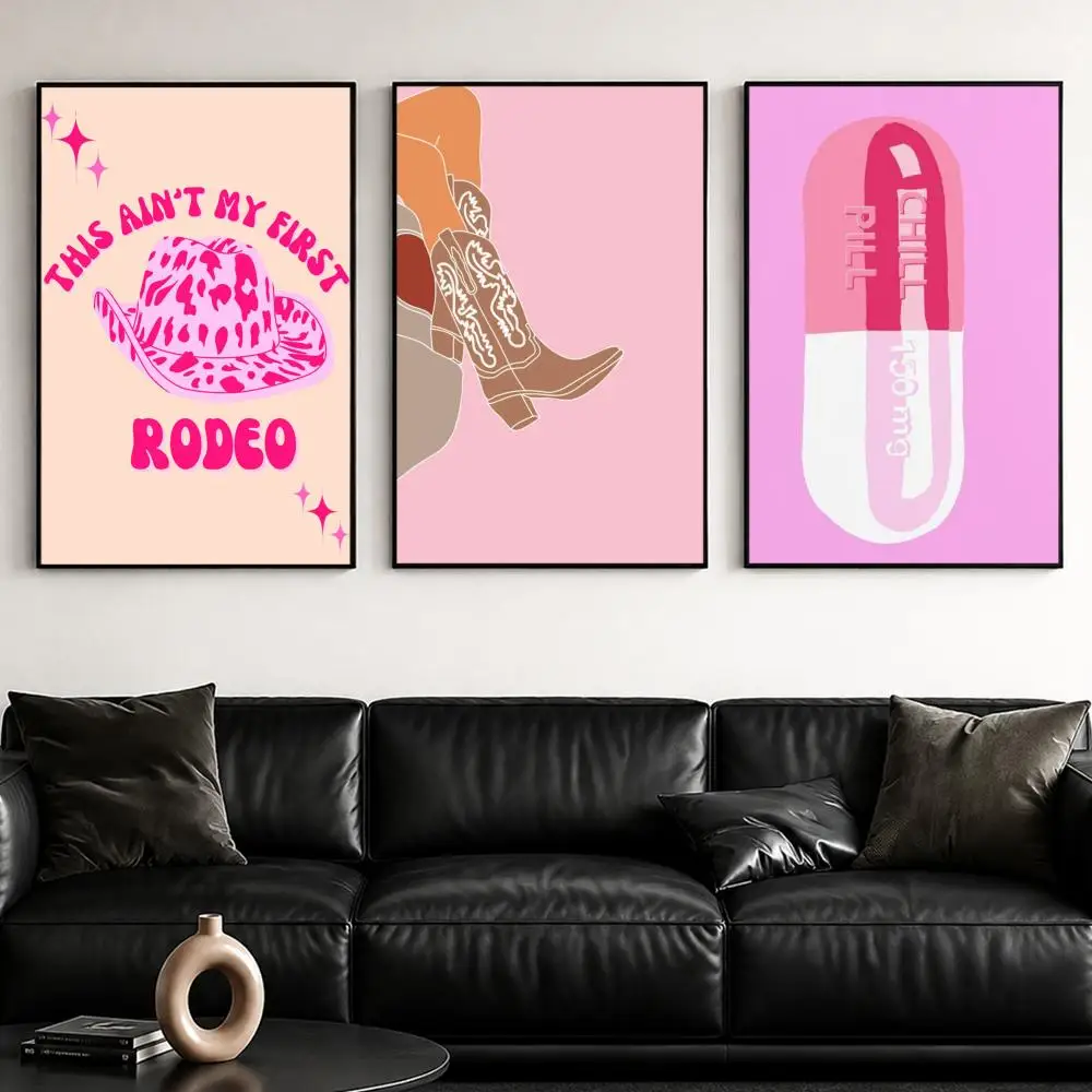 Relaxing C-Chill PillS Poster Self-Adhesive Stylish Art Print Poster Wall Home Decor