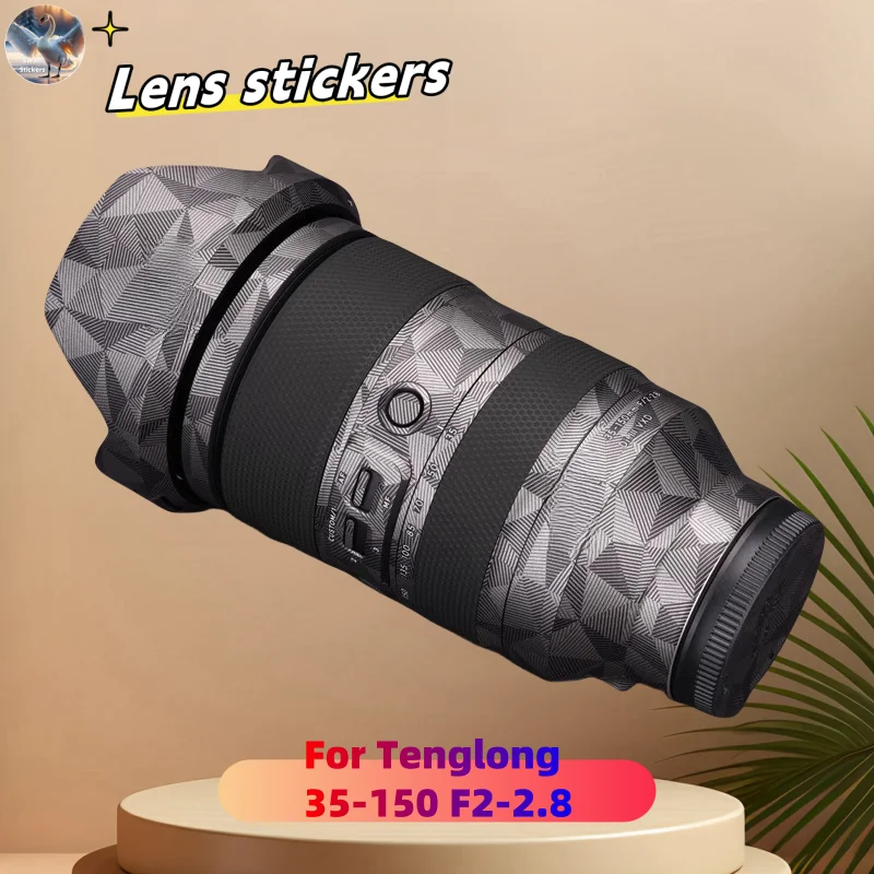 

for Tenglong35-150F2-2.8 Camera Lens stickers, precision cut wear-resistant protective film, DIY skin