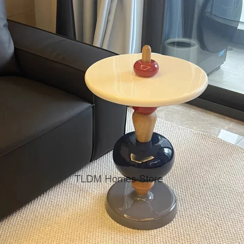 Nordic Creative Side Table, Modern Simple Sofa Movable Corner Table, Artistic Design Candied Haws Tea Table, Home Furniture