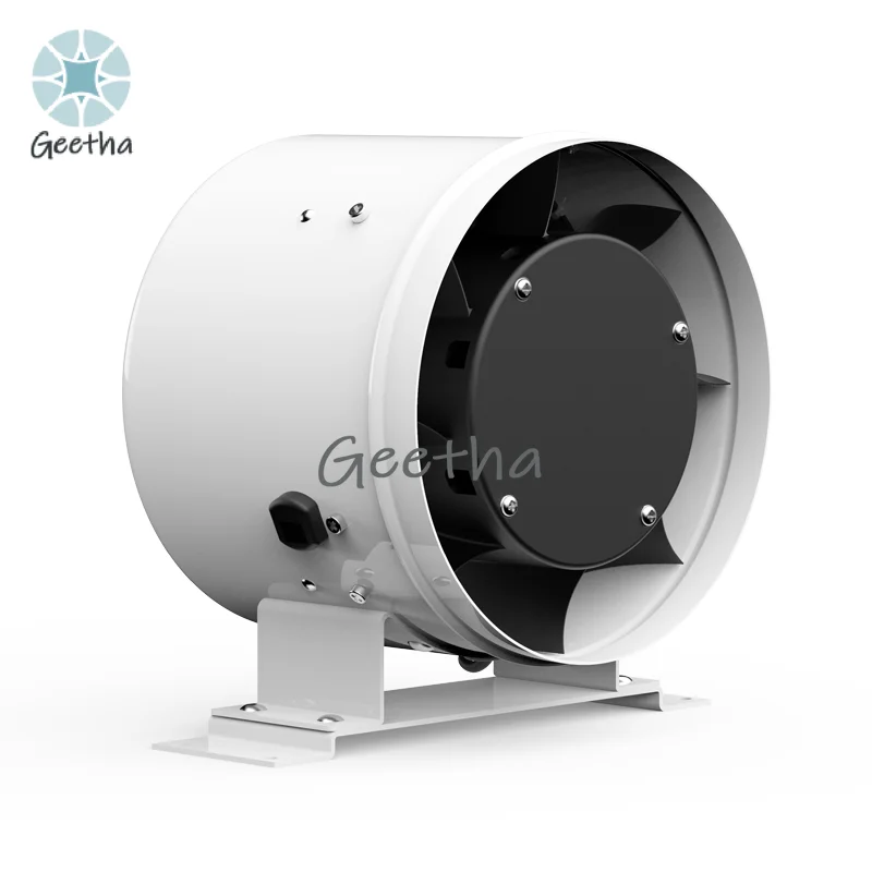 Ventilador de exaustão à prova de explosão sem escova de 75W 8 polegadas EC