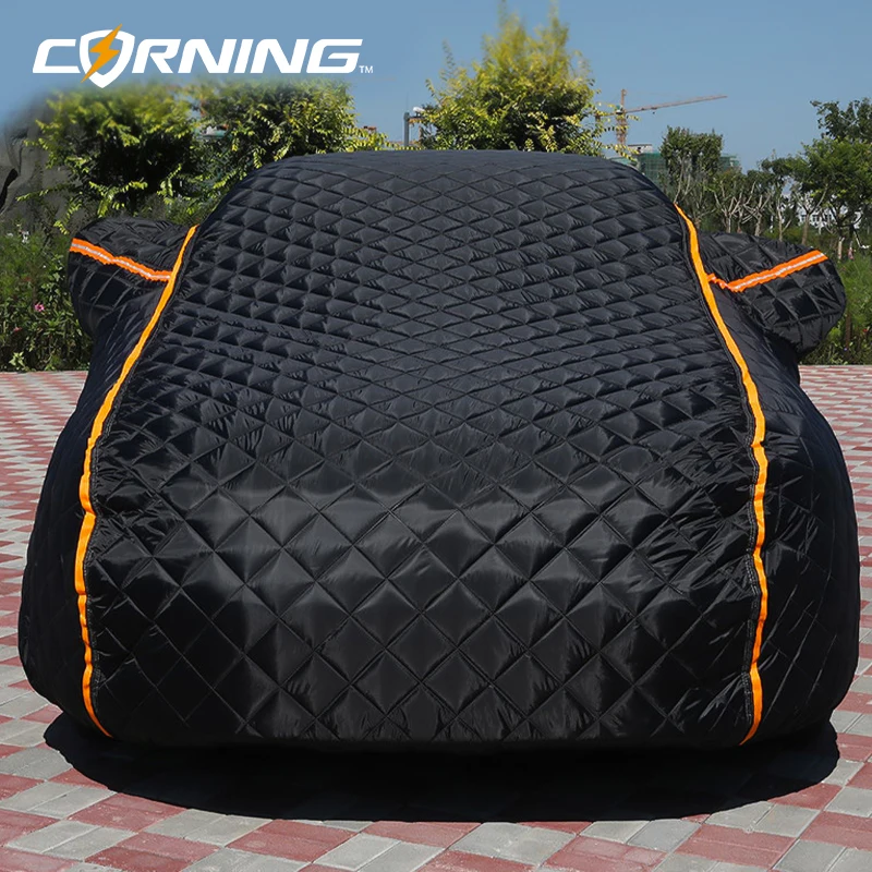 Thick Car Cover Waterproof Outdoor Hail Camouflage Full External Winter Snow Universal Defender Exterior Accessories Automobiles