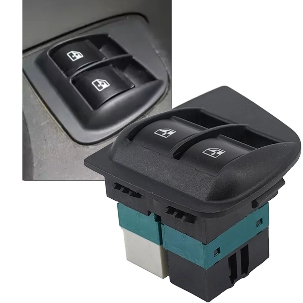 For Fiat Doblo Cargo 2001-2010 Double Electric Power Window Control Switch Regulator Master Button With Panel 735417033