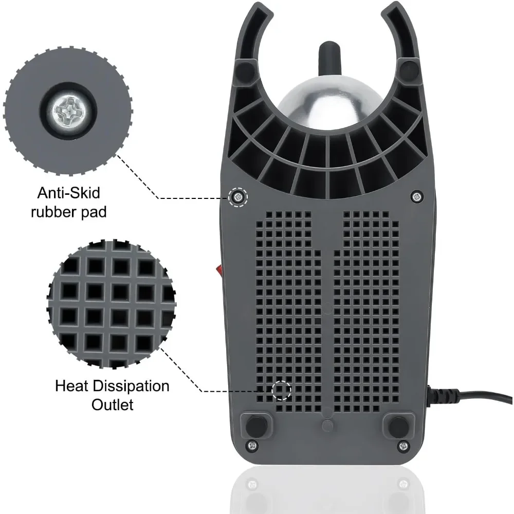 شير مع شفرة مطبخ كهربائية من الفولاذ المقاوم للصدأ لمخروط الثلج والثلج (300 وات