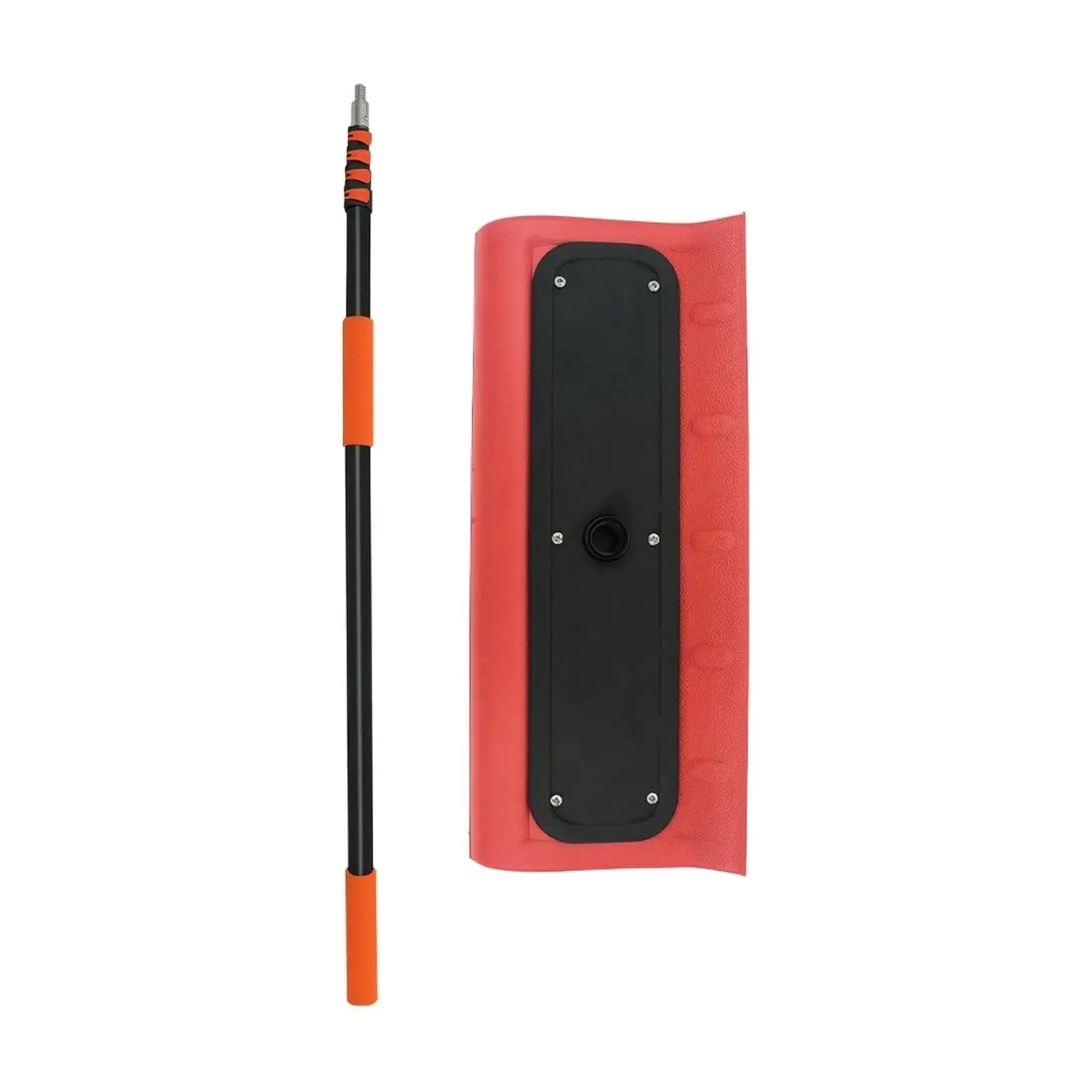 Multi Purpose Snow Pusher Scraper with Aluminum Extension Pole for House Roof and Car