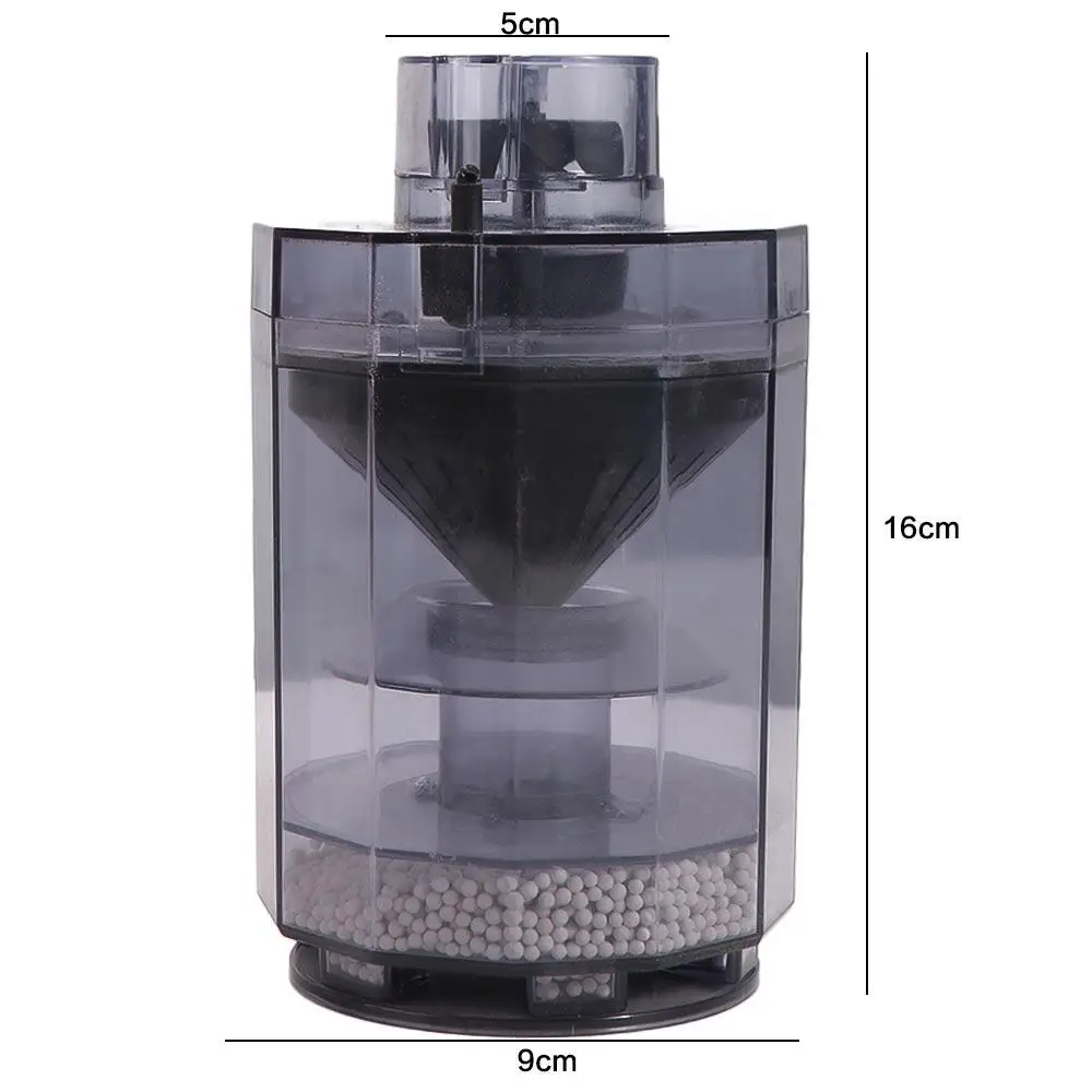 自動魚糞コレクター プラスチック掃除機 魚糞吸引コレクター シングル/三枚刃ホイール