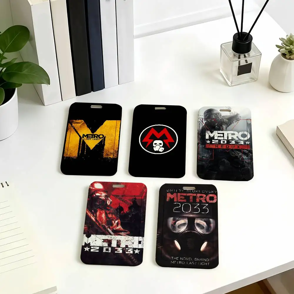 Game M-Metro 2033 Card Holder Corporate Business Work Badge Holders Uisex Credit Bus Daily Commute ID Case