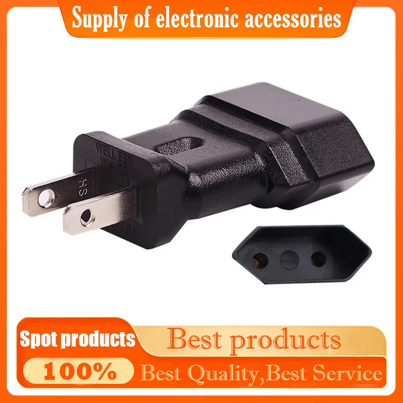 Adaptador de corriente estándar europeo 4.0 de dos pies planos estándar americano para Alemania, Francia, Portugal, Estados Unidos, Japón