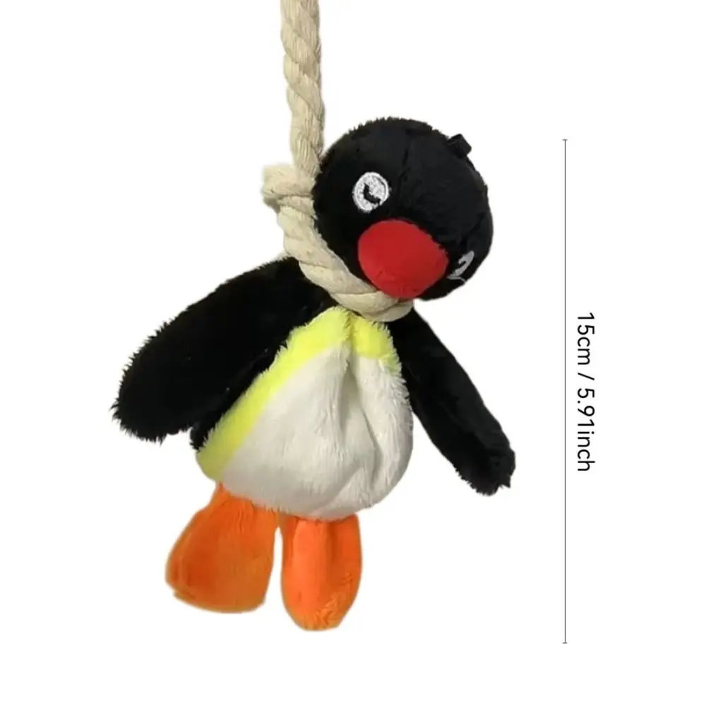 新しい漫画ペンギンぬいぐるみキーホルダークリエイティブ面白いバックパックペンダントギフトかわいい毛皮のぬいぐるみ