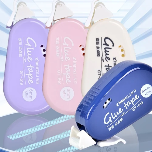 Rodillo adhesivo de doble cara DIY, aplicador adhesivo permanente, dispensador de cinta adhesiva, suministros de papelería, 1 ud.