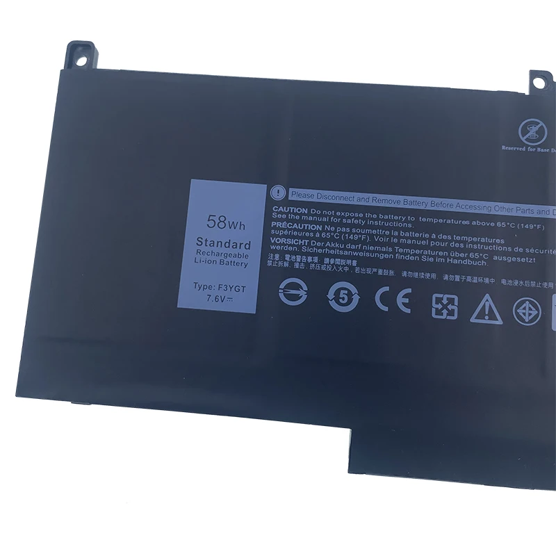 Imagem -04 - Bateria do Portátil de F3ygt para Dell Latitude 12 13 14 7280 7290 7380 7390 7480 7490 E7280 E7290 E7380 E7390