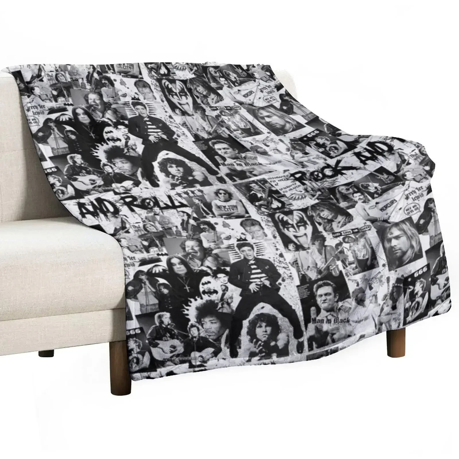 

ROCK AND ROLL Tapestry Throw Blanket For Baby manga Quilt Blankets