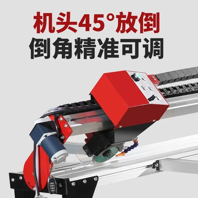 Automatic desktop tile water cutting machine 45 chamfe Desktop stone slate special