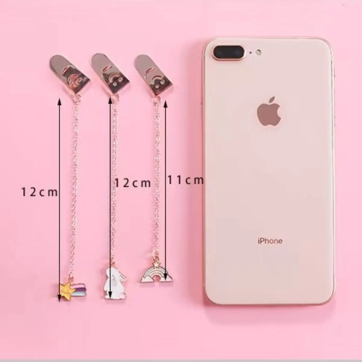 Cartoon Metalen Bladwijzer Schattige Hanger Student Map Pagina 'S