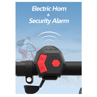 Electronic Bike Horn Bell USB Rechargeable Bicycle Handlebar Cycling Alarm Ring Bell 120db Loud Horn Anti-Theft Scooter