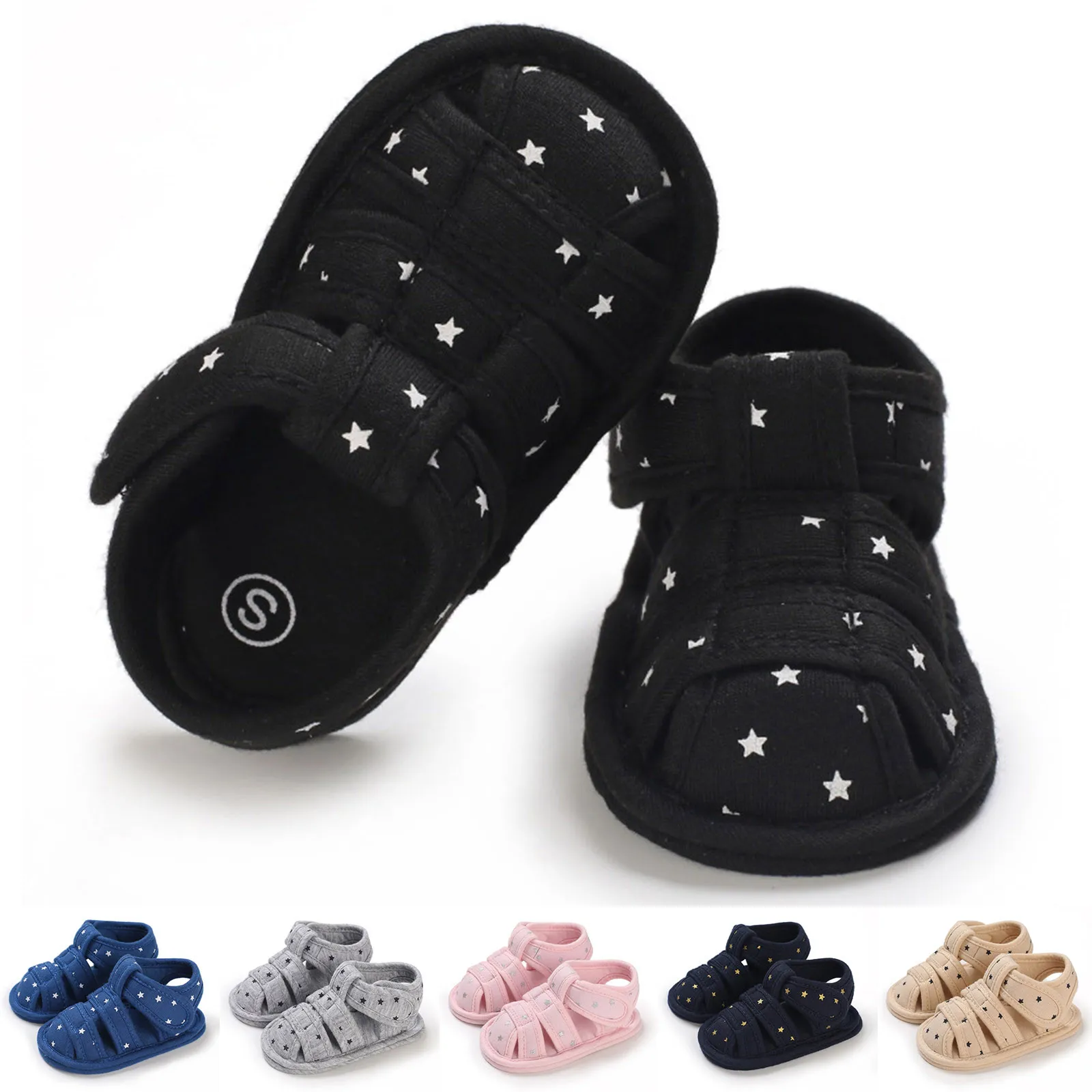 

Mighty Kid Shoes Spring And Summer Children Baby Toddler Shoes Boys And Girls Sandals Flat Bottom Rubber Sole Slippers Baby