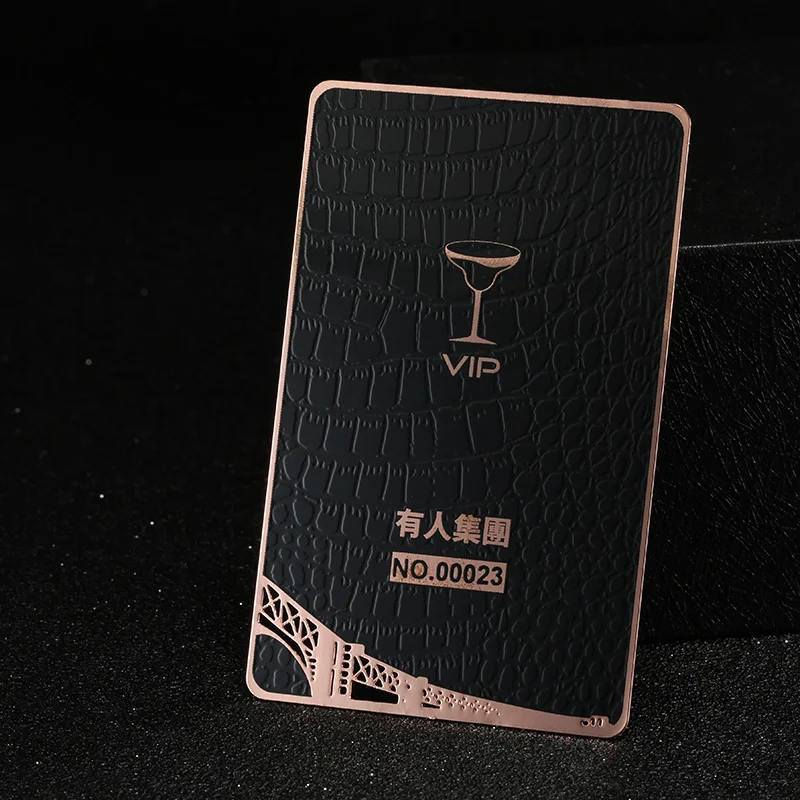Custom VIP Membership Card Custom PVC Card Production High-end Metal Card Magnetic Stripe Card VIP Card Custom Chip Card Black C