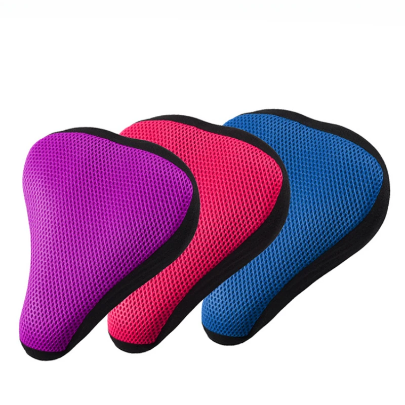 

1Pc Bicycle Cushion Cover Mountain Bike Saddle Cover Road Bikes Racing Breathable Saddle Sleeve Cycling Seat Covers Elastic Edge