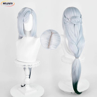 2025 Ganyu Cosplay Anime Lantern Rite New Skin Shenhe Xingqiu Twilight Blossom Heat Resistant Synthetic Hair Wigs + Wig Cap