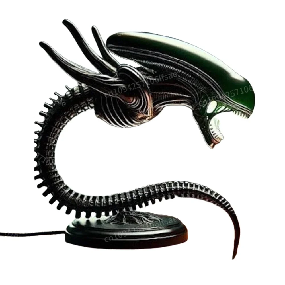 NEW Unique Alien Creature Lamp Stand Home Bedroom Table Night Light Alien Creature Light Holder Desk Lamp Ornament Home Decorati