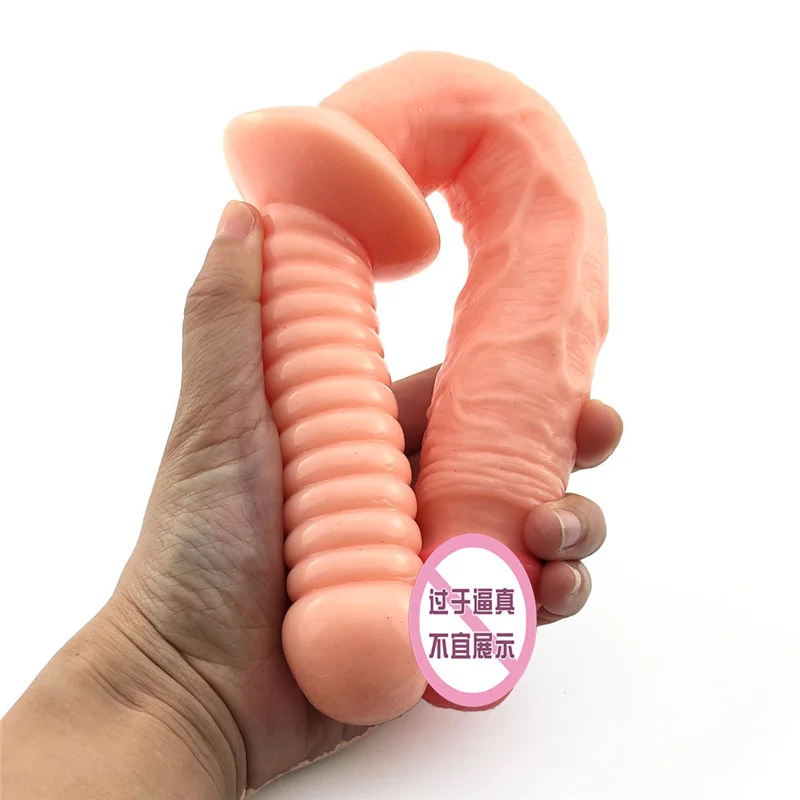 Lengthen with Handle Realistic Penis ButtPlug Soft G Spot Clitoris Stimulation Dildo Anal Sex Toy for Women Anus Dilator Massage