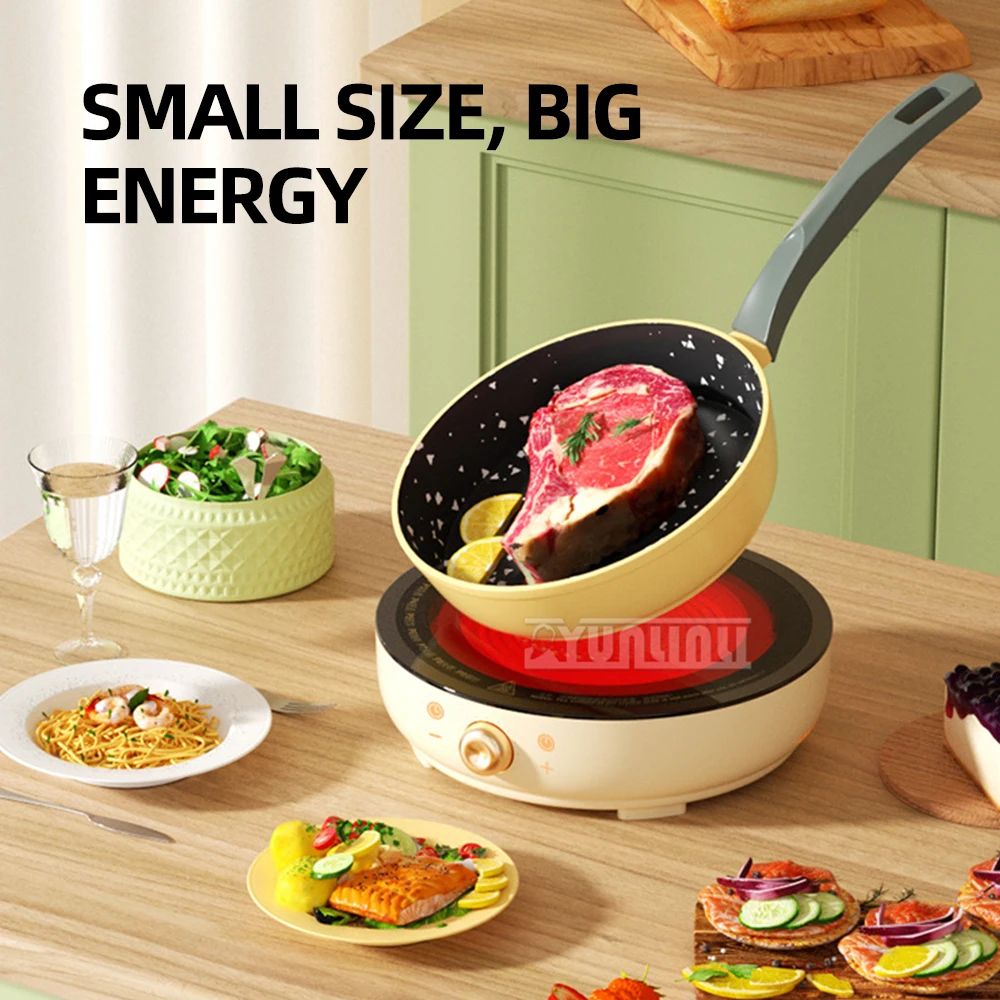 Portable Mini Induction Cooker Electric Cooktop Household Tea Boiling Stove Electric Hob