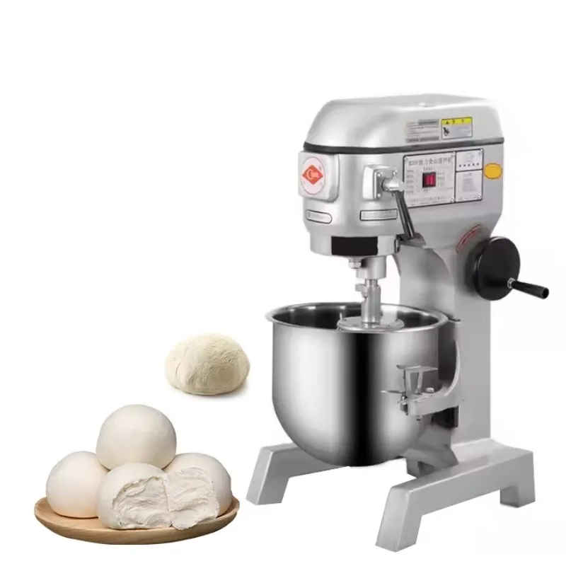 

Commercial Electric Automatic Bread Maker, 30 Liter Dough and Flour Mixer, Food Grade Stainless Steel Mixing Bucket