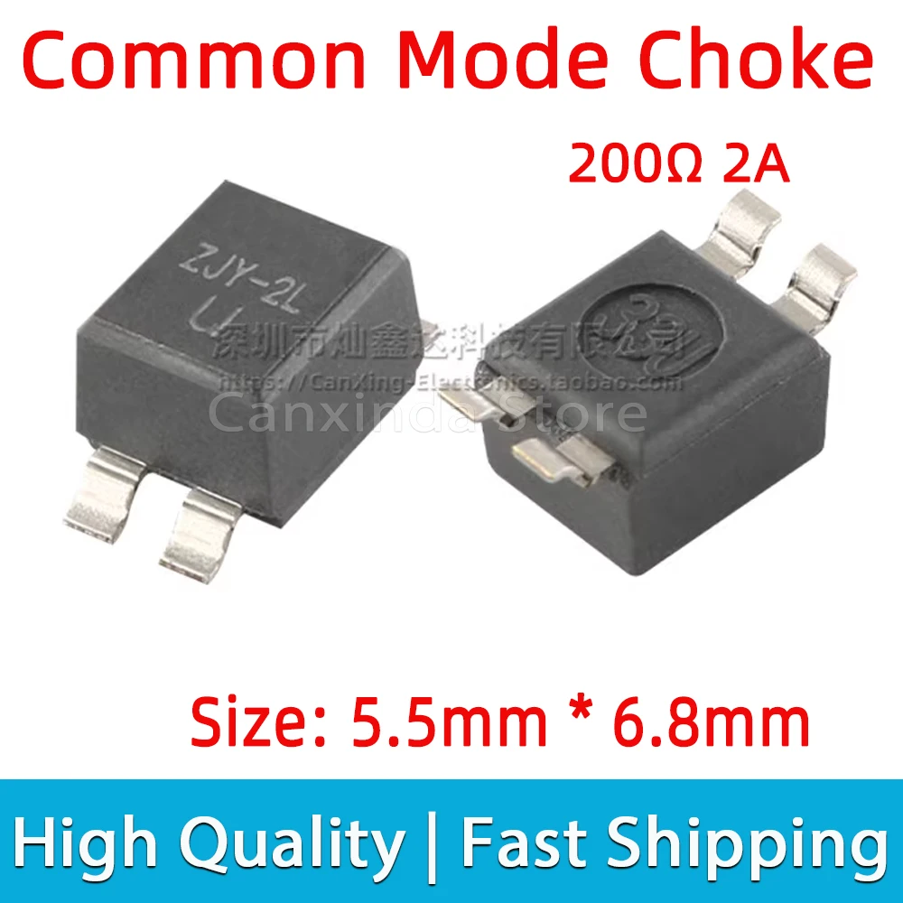 

5pcs SMT SMD Common Mode Choke Inductor 200Ω 2A Signal Line Magnetic Ring Filter ZJYS51R5-2PLT-01 ZJY-2L
