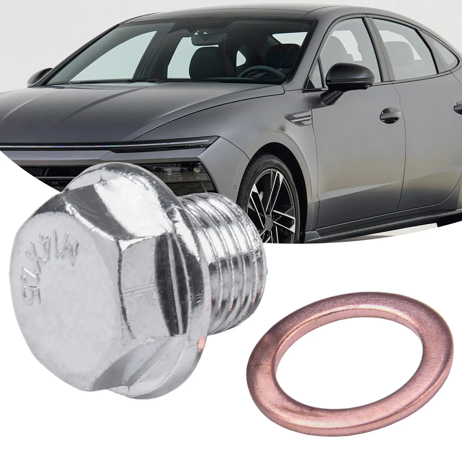 1x Car ENGINE OIL DRAIN PLUG & WASHER Oil Pan Oil Drain Screw*1.5 For Chevrolet 1983-2020/ For Dodge 2001-2014 #2151323001