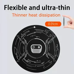 Phone Ultra-thin Metal Plate for iPhone 14 15 Magnetic Holder Back Sticker Radiator Iron SheetSmartphone Accessories for Magsafe