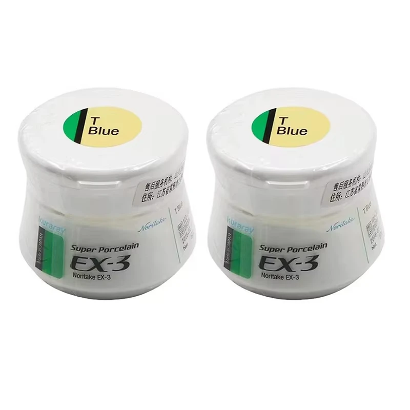 Dental Materials Noritake EX-3 Porcelain Powder Super Luster Metal Porceain LT0/LT1/TBlue 50g for Dental Lab Materials Tools