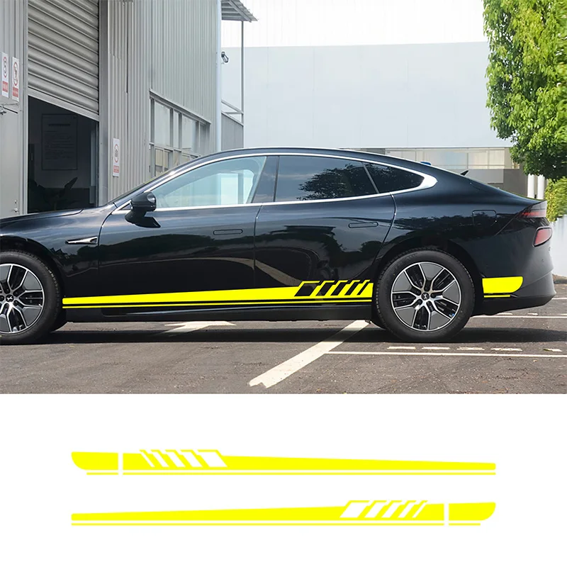 Edition 1 Door Side Stripes Skirt Sticker Decal For Mercedes Benz CLS Class W219 C219 W218 C218 X218 C257 CLS63 AMG Accessories