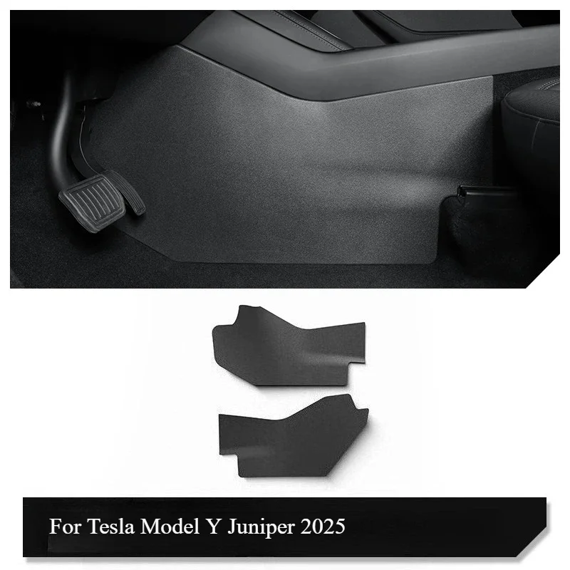 

for Tesla Model Y Juniper/Launch 2025 Car Central Control Side Anti Kick Pad Accessories Air Outlet Anti Kick Pad Protective Mat