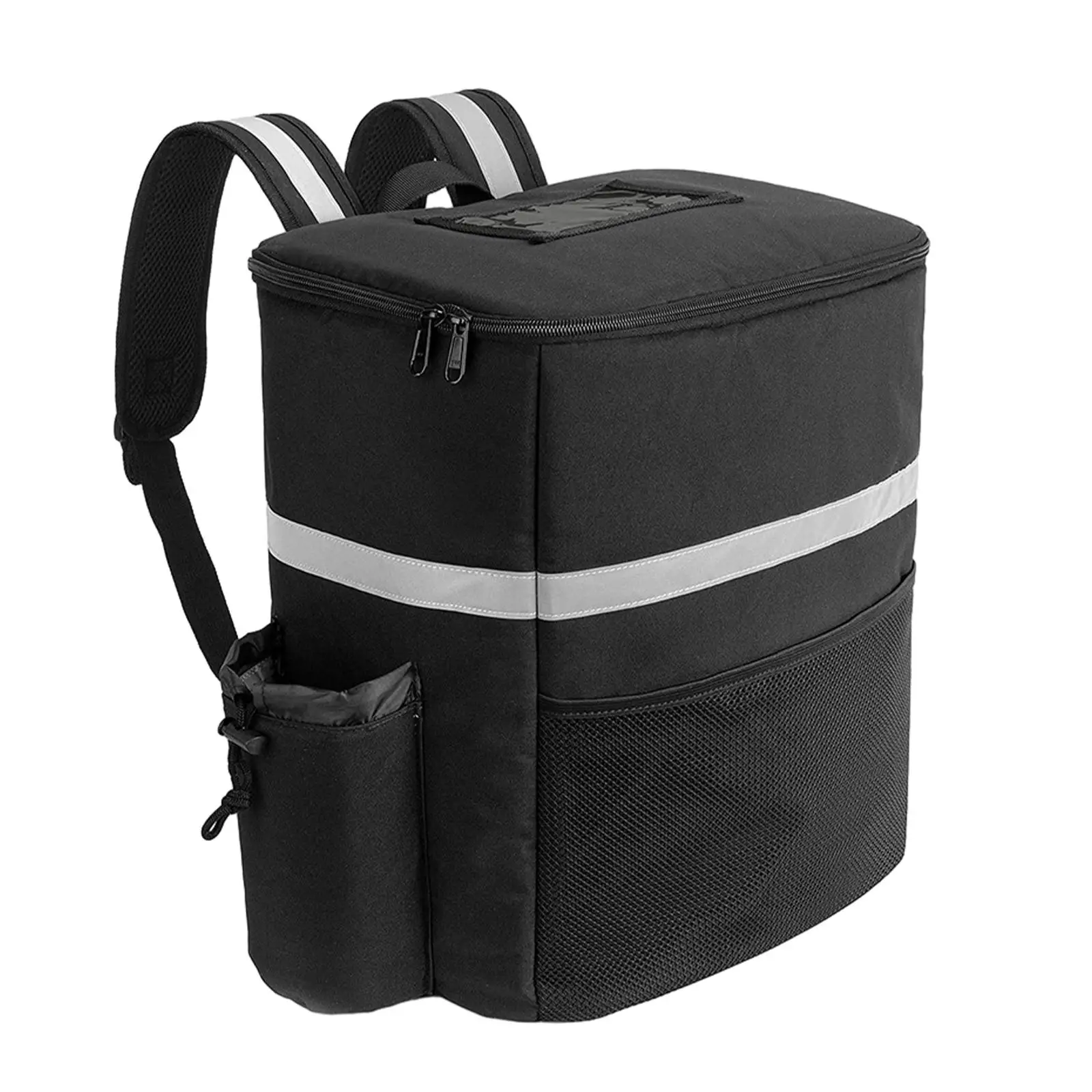 Insulated Cooling Bag Soft with Zipper Closure Thickened with Shoulder Strap Catering Bag for Holiday Outdoor Travel Party