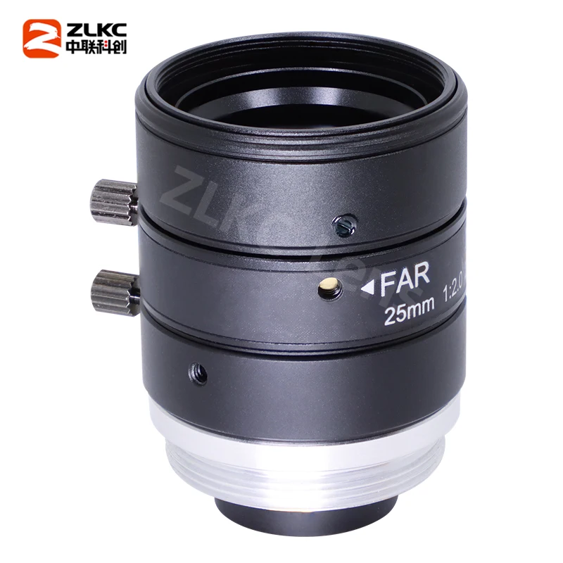 25mm Lens C Mount Camera 2/3 Inch 10MP High-quality Lens F2.0 Aperture Machine Vision Low Distortion fa/cctv Cameras LM2520MP10