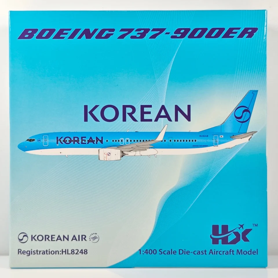 HX 1400 Alloy Model Boeing 737-900 HL8248 Large Korean Airplane