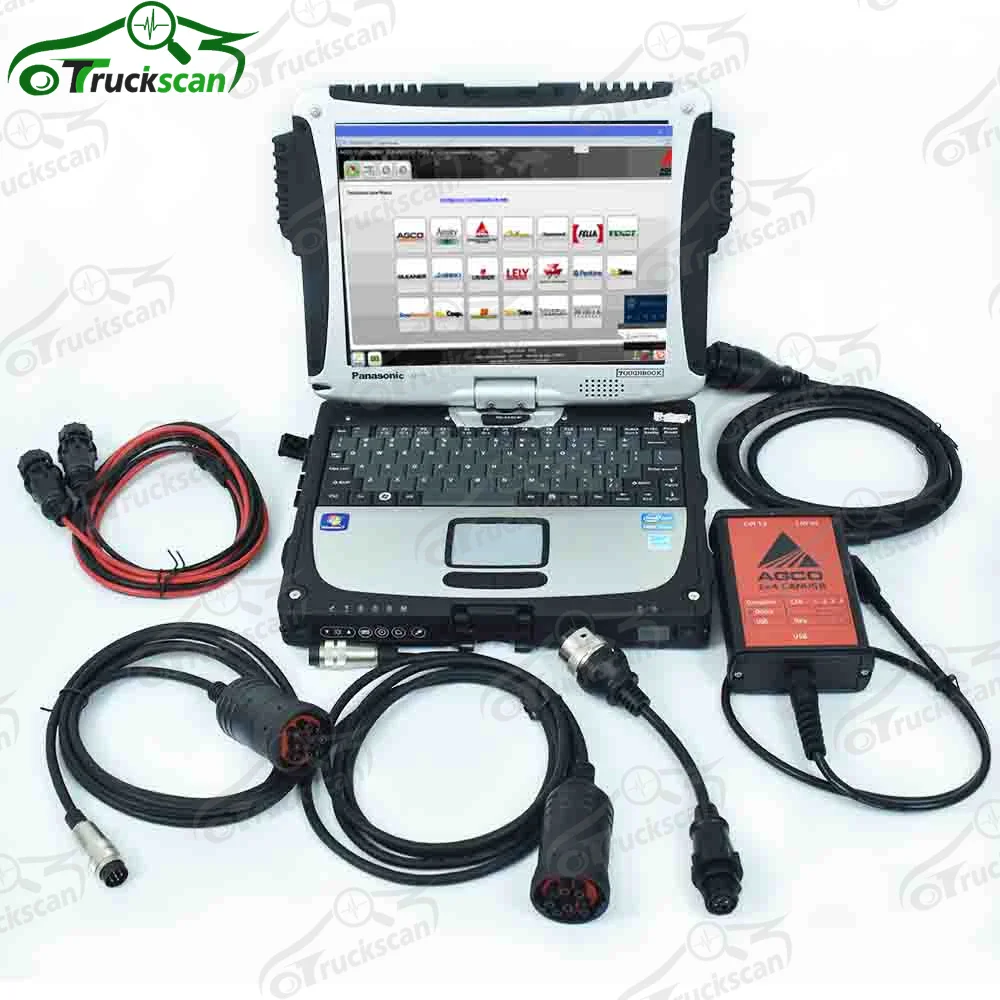 

Truck Diagnosis for AGCO CANUSB DIAGNOSTIC Tool for agricultural machinery AGCO Electronic Diagnostic Tool cf19laptop