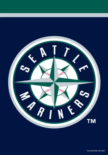 Seattle Mariners House Flag Licensed ; Briarwood Lane