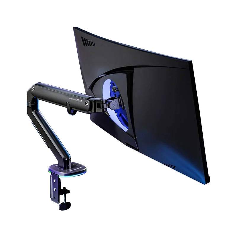 Monitor Stand Cantilever Robotic Arm E-sports Game RGB Atmosphere Light Computer Screen 32-inch Lifting Monitor Stand