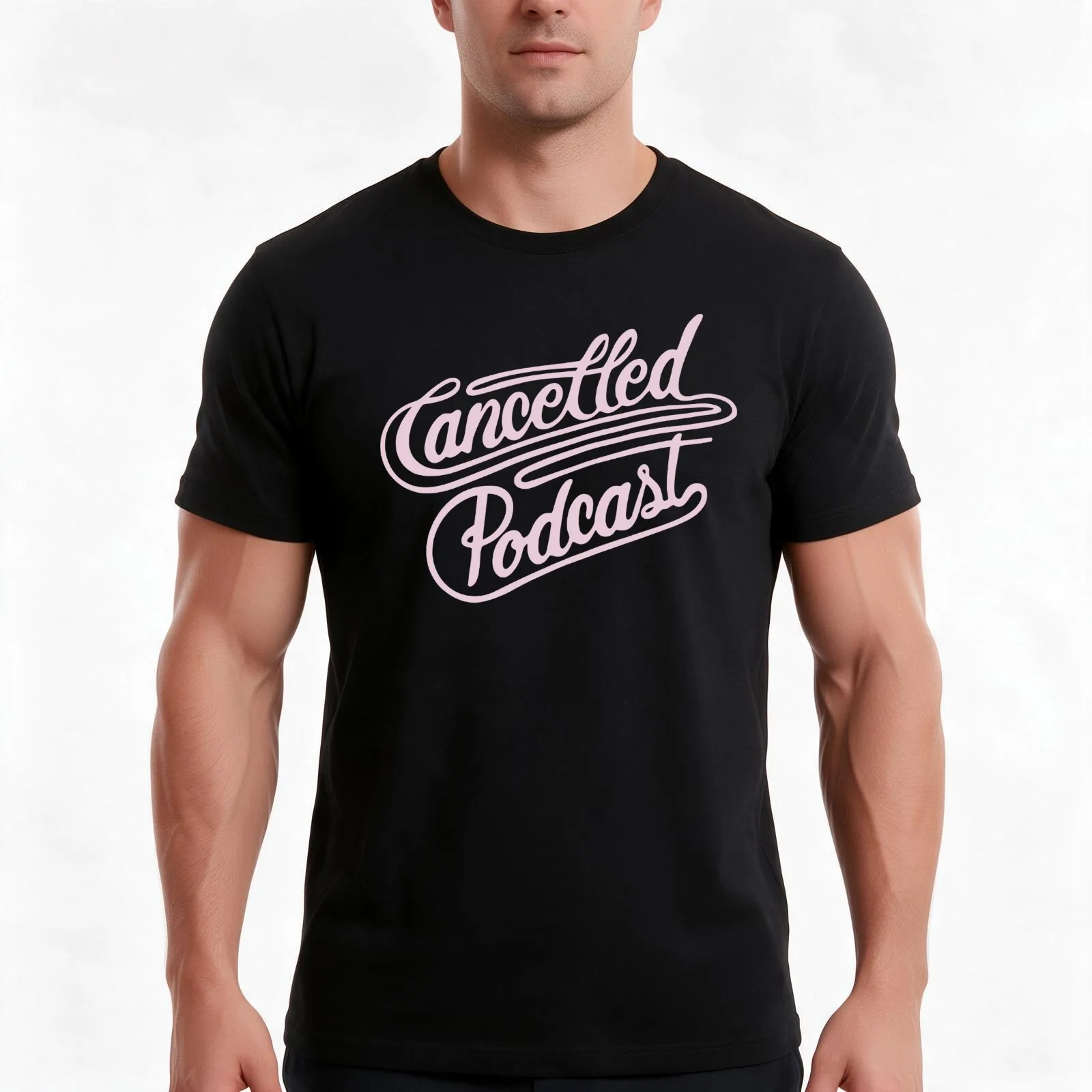 cancelled podcast merch T-Shirt Summer Casual Cotton Tee Oversized Streetwear Tops Vintage Graphic Print Unisex Men Women